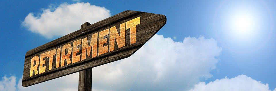 retirement Retirement road sign